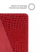 Чехол книжка Samsung Galaxy A12/M12 Kruche Purse Croc Red