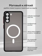 Чехол-накладка Samsung Galaxy S21 Plus Kruche Skin Shell Magnet Black