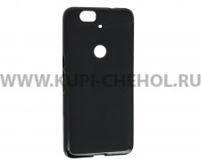 Чехол силиконовый Huawei Nexus 6P X черный матовый 0.8mm