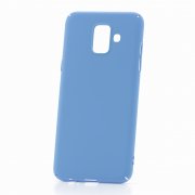 Чехол-накладка Samsung Galaxy A6 (2018) A600f Soft Touch 10659 голубой