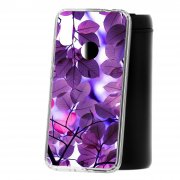 Чехол-накладка Xiaomi Redmi Note 7/Note 7 Pro Kruche Print Purple leaves
