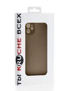 Чехол-накладка iPhone 12 Kruche Frosted glass Black