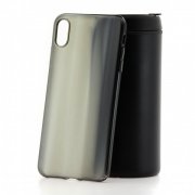 Чехол-накладка iPhone XR Baseus Aurora Transparent Black УЦЕНЕН