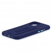 Чехол-накладка iPhone 12 Pro Max Derbi Strap Ladder темно-синий
