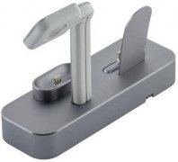 ДОК-станция для Apple Iphone/Apple Watch/AirPods COTEetCI Base 19 Space Grey