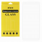 Защитное стекло Samsung Galaxy A8 2018 (A530) Aiwo Full Screen белое 0.33mm