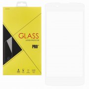 Защитное стекло LG K8 K350E Glass Pro Full Screen белое 0.33mm