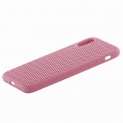 Чехол-накладка iPhone X/XS Derbi Grid розовый