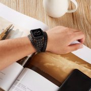 Ремешок для Apple Watch 42mm/44mm плетенка черный