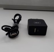 СЗУ 1USB 2.4A+кабель USB-Type-C Exployd Sonder QC3.0 1m Black УЦЕНЕН
