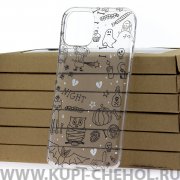 Чехол-накладка iPhone 11 Pro Kruche Print Хэллоуин 1