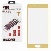 Защитное стекло Meizu U10 Glass Pro Full Screen золотое 0.33mm