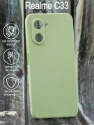 Чехол-накладка Realme C33 Derbi Slim Silicone светло-зеленый