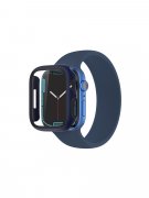 Защитное стекло для Apple Watch 41mm Amazingthing Marsix Dark Blue с бампером 