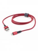 Кабель USB-iP Amazingthing SupremeLink MFi Power Max Plus Antimicrobial Protection Red 1.1m 3.2A