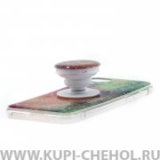 Чехол-накладка iPhone 7/8/SE (2020) с попсокетом Космос