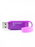 Флеш Exployd 570 4Gb Purple USB 2.0