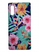 Чехол-накладка Samsung Galaxy Note 10 Luxo Flowers H10 фосфор