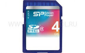 SD 4Gb  4 class  к/п  Silicon