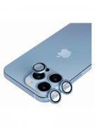 Защитное стекло для линз камеры iPhone 13 Pro/iPhone 13 Pro Max Amazingthing Aluminum Blue 3шт 0.33mm