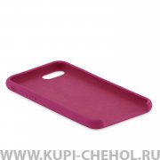 Чехол-накладка iPhone XR Derbi Slim Silicone-2 темно-розовый
