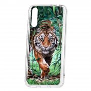 Чехол-накладка Huawei Y8p/Honor 30i/P Smart S 2020 Kruche Print Крадущийся тигр