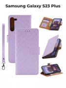Чехол книжка Samsung Galaxy S23 Plus Kruche Flip Royal view Light purple