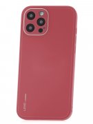 Чехол-накладка iPhone 12 Pro Max Kruche Liquid glass Red