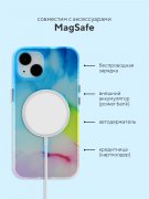 Чехол-накладка iPhone 14 Kruche Smoke colored Magnet Clear