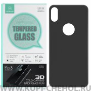 Защитное стекло iPhone X/XS Usams Full Glue 3D черное заднее 0.33mm