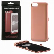 Чехол+АКБ iPhone 7/8/SE (2020) 3000 mAh DF iBattery-14s Rose gold УЦЕНЕН