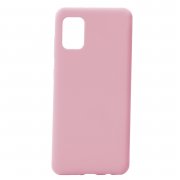 Чехол-накладка Samsung Galaxy A31 Kruche Silicone Plain Light pink