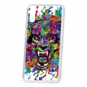 Чехол-накладка Samsung Galaxy M10 Kruche Print Colored beast