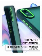 Чехол-накладка Xiaomi Redmi 9A Kruche Camera Shine Green