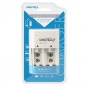 З/У для аккумуляторов AA/AAA/9V SmartBuy 4 слота White