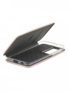 Чехол книжка Samsung Galaxy S21 Ultra Derbi Open Book-2 розовое золото 