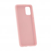 Чехол-накладка Samsung Galaxy A31 Derbi Slim Silicone-3 с кольцом розовый песок