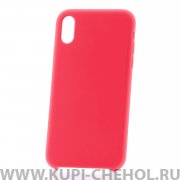 Чехол-накладка iPhone XS Max Derbi Slim Silicone-2 коралловый