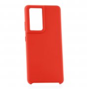 Чехол-накладка Samsung Galaxy S21 Ultra Derbi Slim Silicone-2 красный