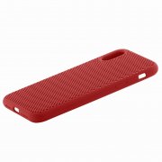 Чехол-накладка iPhone X/XS Derbi Grid красный