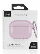 Чехол для наушников AirPods 3 (2021) Viva Madrid Clar Max Pink с карабином