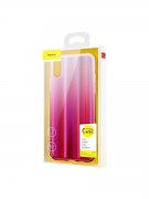Чехол-накладка iPhone X/XS Baseus Aurora Transparent Pink
