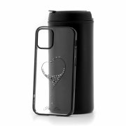 Чехол-накладка iPhone 12 mini Kingxbar Heart Swar Black
