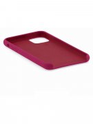 Чехол-накладка iPhone 11 Pro Max Derbi Slim Silicone-2 темно-розовый