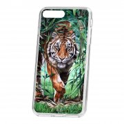 Чехол-накладка iPhone 7 Plus/8 Plus Kruche Print Крадущийся тигр