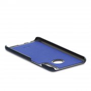 Чехол-накладка Huawei P30 Lite/Honor 20S/Honor 20 Lite/Nova 4e Kruche натуральная кожа темно-синий