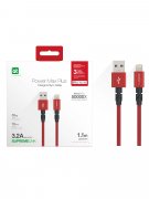Кабель USB-iP Amazingthing SupremeLink MFi Power Max Plus Wine Red 1.1m 3.2A
