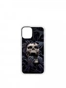 Чехол-накладка iPhone 12 mini Kruche Print Skull Hands