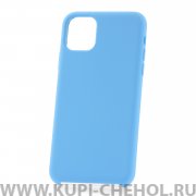 Чехол-накладка iPhone 11 Pro Max Derbi Slim Silicone-2 голубой