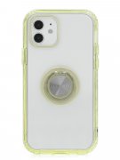 Чехол-накладка iPhone 12 Kruche Ring Yellow Чехол-накладка iPhone 12 Kruche Ring Yellow